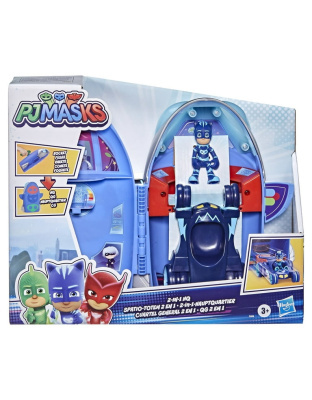 PJ Masks 2-in-1 Headquarters and Rocket Vehicle playset