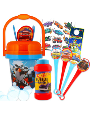 Hot Wheel Bubble Bucket Set