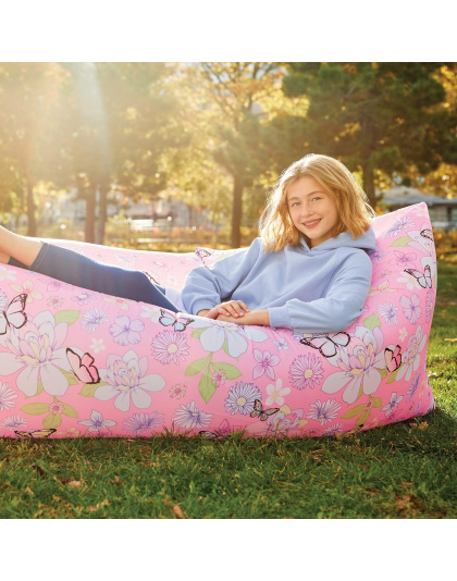 Butterfly Inflatable Chair for Girls - Indoor &amp; Outdoor